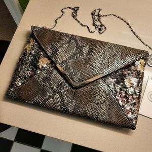 Big Buddha envelope clutch bag